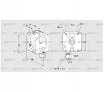 DG 500SG-3 (84447491) Датчик-реле давления газа Kromschroder