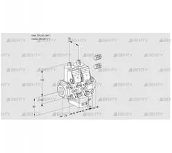 VCH1E20R/25R05NHEVWR3/PPPP/PPPP (88101438) Клапан с регулятором расхода Kromschroder