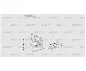 VFC120/20R05-08-2PP (88302319) Регулирующий клапан Kromschroder