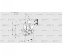 VCS1E15R/15R05NLKR6/PPPP/PPPP (88105270) Сдвоенный газовый клапан Kromschroder