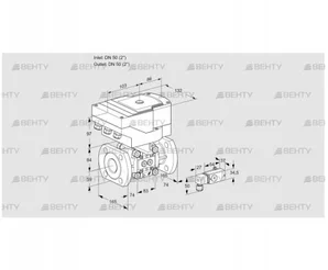 IFC350/50F05-251-MM/40A2AR10-I (88302598) Регулирующий клапан с сервоприводом Kromschroder