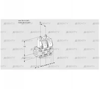 VCS1T10N/10N05NNQR/PPPP/PPPP (88100597) Сдвоенный газовый клапан Kromschroder