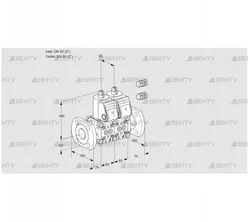 VCS3E50F/50F05NNQR3/PPPP/PPPP (88100118) Сдвоенный газовый клапан Kromschroder