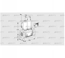 VCS665F05NLWSLB/PPPP/PPPP (88203202) Сдвоенный газовый клапан Kromschroder