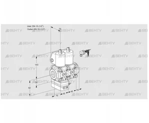 VCD1E15R/15R05D-100NWL/PPPP/PPPP (88106436) Регулятор давления Kromschroder