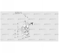 VAD240R/NK-100A (88020100) Газовый клапан с регулятором давления Kromschroder