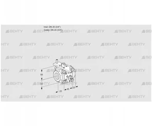 VFC120/20R05-08MMPP (88300412) Регулирующий клапан Kromschroder