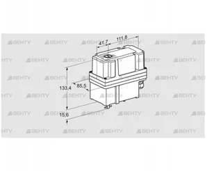 IC 30-60K3TR10 (03149354) Сервопривод Kromschroder