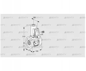 VAS665F05NWSR3E/PP/MM (88207592) Газовый клапан Kromschroder