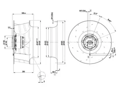 Центробежный вентилятор Ebmpapst R6D630AT0301