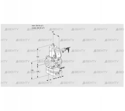 VAG350R/NWAE (88006725) Газовый клапан с регулятором соотношения Kromschroder