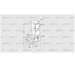 VK 50F40ZT5G93DS (85316100) Газовый клапан с приводом Kromschroder