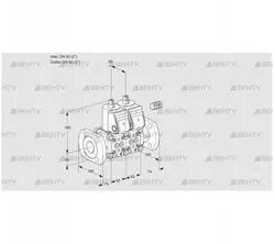 VCS3E50F/50F05NNWR3/PPPP/PPPP (88101934) Сдвоенный газовый клапан Kromschroder