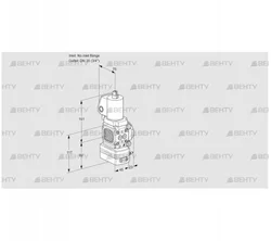 VAG1T-/20N/NQSLAA (88008045) Газовый клапан с регулятором соотношения Kromschroder