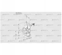 VAD350R/NW-50A (88026302) Газовый клапан с регулятором давления Kromschroder