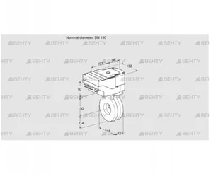 IBA150Z05/40A2A (88302067) Дроссельная заслонка Kromschroder