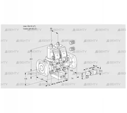 VCH3E50F/50F05NHEVWSR3/-3PP/PPPP (88106346) Клапан с регулятором расхода Kromschroder