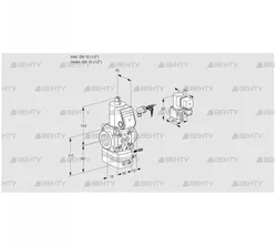 VAG115R/NWBK (88012440) Газовый клапан с регулятором соотношения Kromschroder