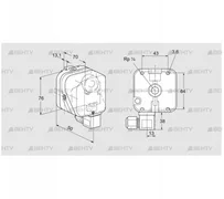 DG 500S-6 (84447492) Датчик-реле давления газа Kromschroder