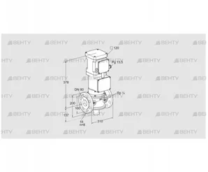 VK 80F10W6A93DF (85311064) Газовый клапан с приводом Kromschroder