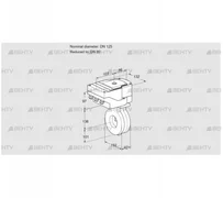 IBA125/80Z05/40A2A (88301774) Дроссельная заслонка Kromschroder