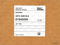 Газовый фильтр Kromschroder GFK 50R10-6