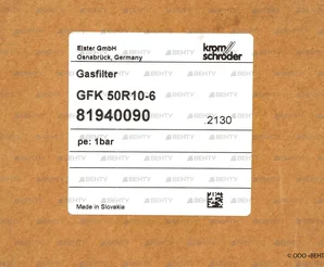 Газовый фильтр Kromschroder GFK 50R10-6