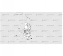 VAD3-/50R/NW-25A (88009038) Газовый клапан с регулятором давления Kromschroder