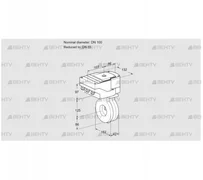 IBA100/65Z05/20-15Q3E (88302356) Дроссельная заслонка Kromschroder