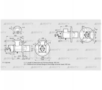 BIO 125HBL-500/435-(9)E (84023051) Газовая горелка Kromschroder