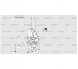 VAH1E15R/15R05HEVWR/PP/PP (88102851) Клапан с регулятором расхода Kromschroder