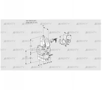 VAG120/15R/NWBE (88012605) Газовый клапан с регулятором соотношения Kromschroder