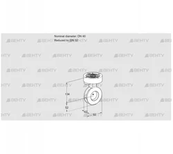 BVAF40/32Z05 (88300029) Дроссельная заслонка Kromschroder