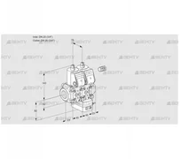 VCH1E20R/20R05NHEKR3/PPPP/PPPP (88107579) Клапан с регулятором расхода Kromschroder