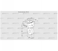 IBA40Z05/20-07W2E (88303317) Дроссельная заслонка Kromschroder