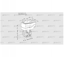 IFC365/65R05-40PPPP/20-30W3T (88302585) Регулирующий клапан с сервоприводом Kromschroder