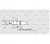 BIC 65HLR-0/35-(103)D (84199062) Газовая горелка Kromschroder