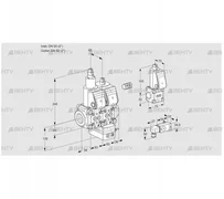 VCH3E50R/50R05LHEQR/PPPP/4-BS (88104050) Клапан с регулятором расхода Kromschroder