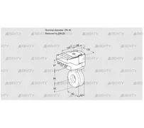 IBA40/25Z05/20-60W3E (88301035) Дроссельная заслонка Kromschroder