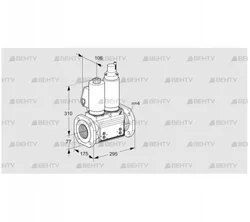 VCS6T65A05NLQSLB/PPPP/PPPP (88203768) Сдвоенный газовый клапан Kromschroder