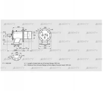 ZIO 200HB-650/335-(21)DB (84099556) Газовая горелка Kromschroder