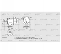 ZIO 200HB-200/135-(21)D (84277024) Газовая горелка Kromschroder