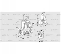 VCS665F05NLWR3E/MPEP/P2Z- (88206947) Сдвоенный газовый клапан Kromschroder