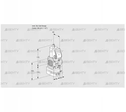 VAD2-/40R/NW-25A (88020900) Газовый клапан с регулятором давления Kromschroder