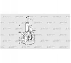 VAS7T80A05NQSRE/PP/PP (88202999) Газовый клапан Kromschroder