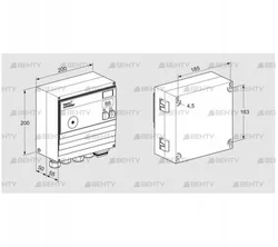 BCU460-10/1LW3GBB1/1 (88613487) Блок управления горением Kromschroder