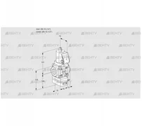 VAH1T15N/NWSRBA (88027315) Клапан с регулятором расхода Kromschroder