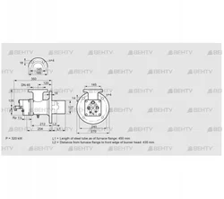 BIO 125RB-450/435-(15)E (84023057) Газовая горелка Kromschroder