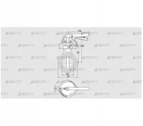 DKR 50Z03H450D (72701260) Дроссельная заслонка Kromschroder