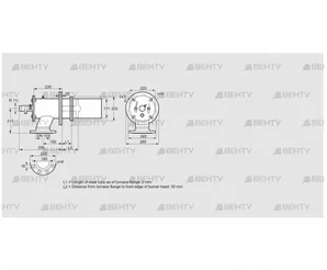 ZIC 165HM-0/35-(28)D (84246612) Газовая горелка Kromschroder